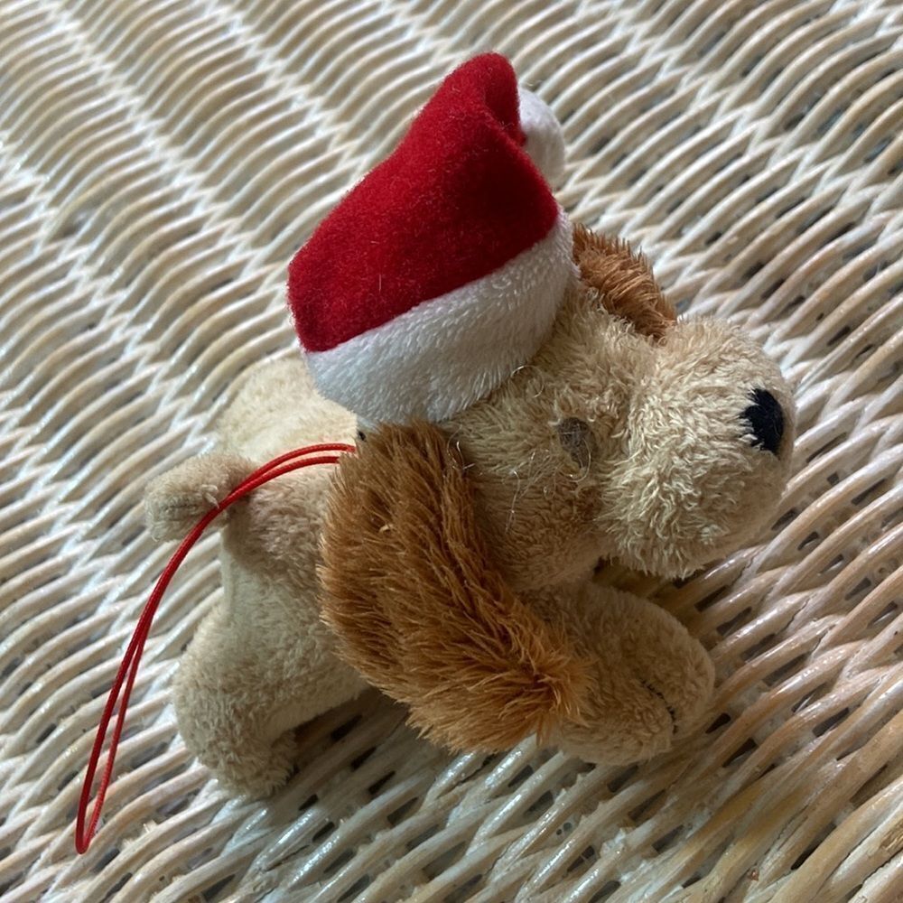 Vintage Christmas Dog Decorated Tree